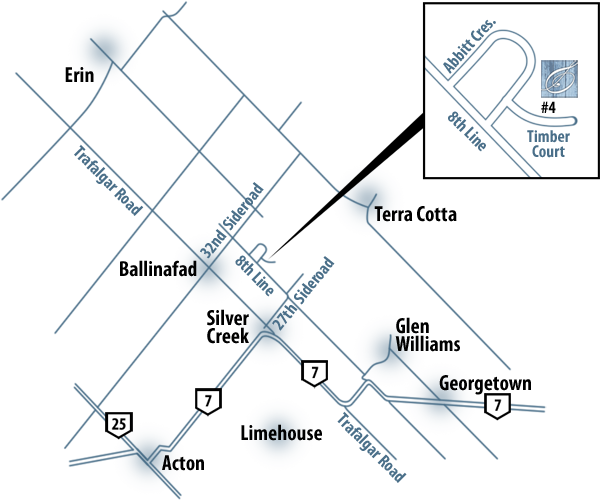 Map to Timber Studios